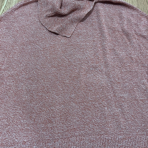 CAbi women’s burnt orange split neck  Sweater - Picture 1 of 5